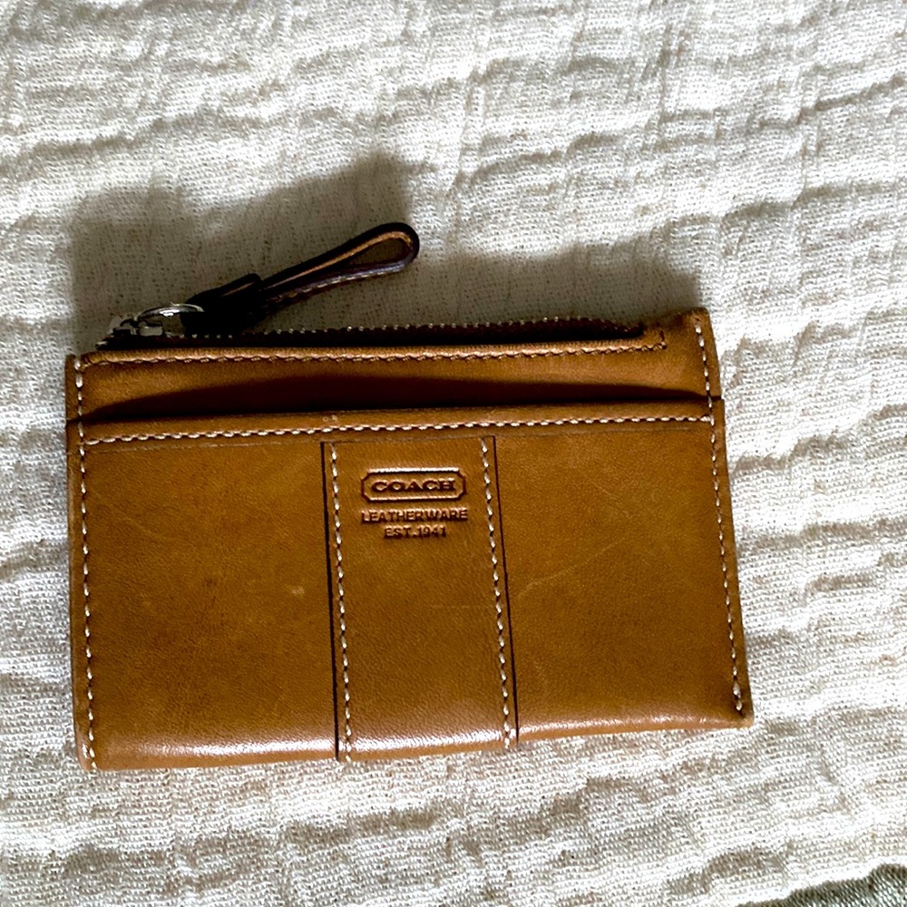 Coach Card Wallet with Key Ring